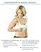 Seamless Pump&Nurse Nursing Bra with Hands-Free Pumping Bra - Nude, L