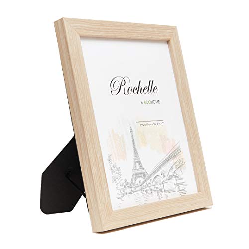 8x10 Picture Frame Natural Oak 2 Pack, Wall Mount or (8x10Natural