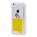 iphone 5c case , liquid case for iphone 5c , Appmax Cool 3D Aquarium Cute Dolphins Flowing Case for Apple iPhone 5C ,5C Phone Case Clear Hard-Yellow