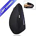 Left Handed Mouse, Ergonomic Mouse, Vertical Wireless Mouse, 2.4GHz High Precision Optical Vertical Mouse,3 Adjustable DPI Levels 6 Buttons for Laptop, PC, Computer, Desktop, Notebook etc (black-01)