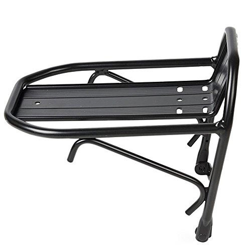 DYEY Bicycle Front Rack, Aluminum Alloy Bike Bicycle Front Cargo Rack Luggage Shelf Carrier Panniers Bracket Basket for Luggage Bicycle Cycling
