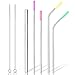 Pack of 800 Flexible Art Drinking Straws Flexible for Milk, Juice, Cocktail (1-3) 100 disposable Straws Set Straw with Bendable Design Perfect for Home, Parties, and More