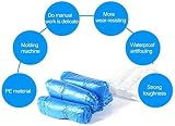 HOT BARGAINS 100 x Disposable Arm Sleeves Covers Blue Plastic Over sleeves view 3