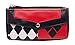 DC Comics Harley Quinn Front Flap Womens Wallet, Red/Black/White, One Size