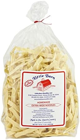 Homemade Extra Wide Noodles- Little Barn- 1 LB Bag- All Natural
