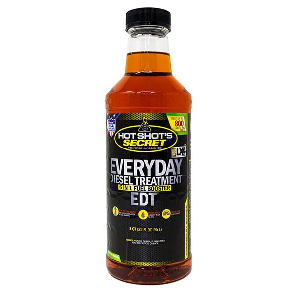 HOT SHOT’S SECRET EVERYDAY DIESEL TREATMENT 32OZ, 6-IN-1...