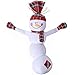 Christmas Plush Dog Squeaky Toys - EXPAWLORER Cute Xmas Snowman Design Soft and Safe for Small to Medium Dogs Cats Pets Playing 16.5