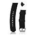 UNITED WATCH BANDS Silicone Watch Band for Men and Women - Quick Release Replacement Watch Strap - 18mm 20mm 22mm 24mm - Multiple Colors - Stylish and Comfortable Watch Band Replacement