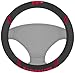 FANMATS 14807 Arkansas Razorbacks Embroidered Steering Wheel Cover Black 15