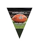 NFL Super Bowl 51 Plastic Pennant Banner 12x10