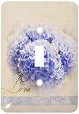 3dRose LLC lsp_56329_1 Romantic Love Blue Hydrangea Flowers Floral Photography Wedding Single Toggle Switch