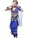 Astage Girls Oriental Belly Dance Sets All accessories Dark Blue L(Fits 9-11 Years)