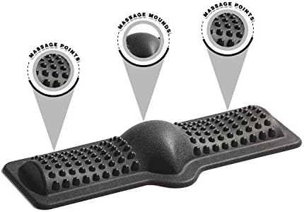 Foot Massage Pad For Office Standing (17" x 7", Black)