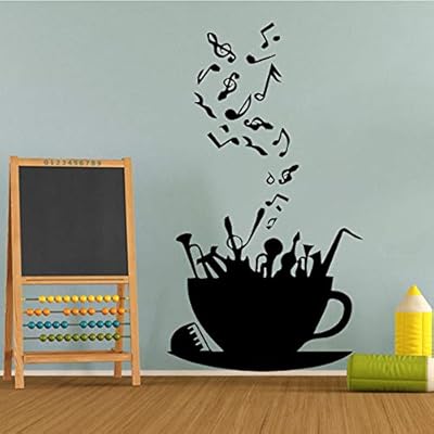 Fondo De Pantalla Notas Musicales Diy Etiqueta De La Pared Danza ...