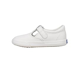 Keds girls Daphne Mary Jane Flat, White Leather, 9