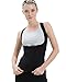 Roseate Women's Body Shaper Tummy Fat Burner Sweat Tank Top Weight Loss Neoprene Shapewear with Zip L