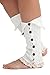 Leg Warmers for Girls Boutique Socks Brand by Modern Boho Ivory