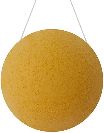 Organic Skin Care Exfoliating Konjac Sponge - 1 Pack Halfball Shape Natural Facial Sponge Color in Random