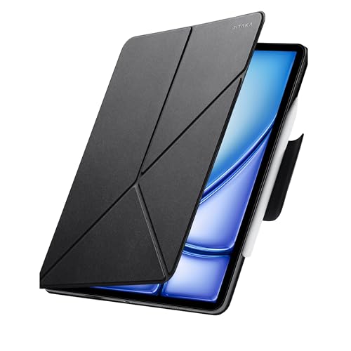 pitaka Hülle für iPad Air 11 M4/M3/M2 mit Stifthalter Folio 2 Schwarz