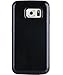 BENTOBEN S6 Edge Case, Galaxy S6 Edge Wallet Case, Credit Card Holder Slide Hard PC Shell and Soft TPU Bumper Rugged Hybrid Shockproof Anti-Scratch Protective Case for Sumsung S6 Edge G925, Black