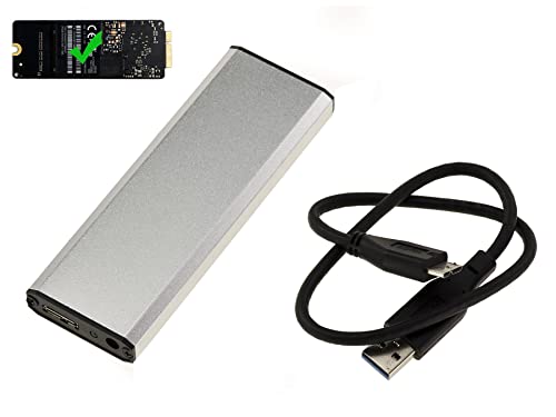 KALEA-INFORMATIQUE Enclosure for Mac PRO 2012 SSD to USB3 (USB 3.0 5G) for 8+18-pin Mac PRO 2012 SSDs