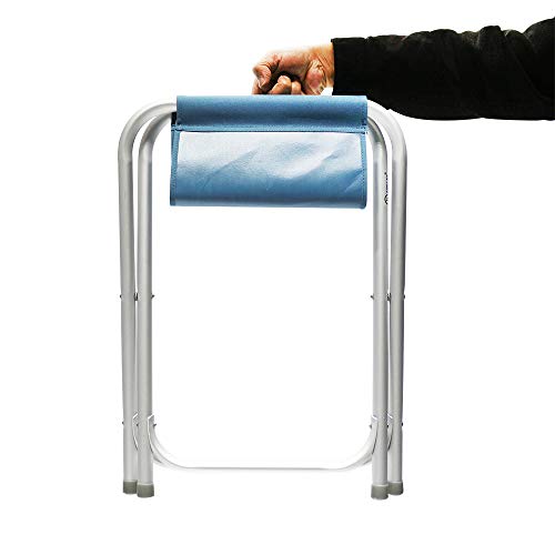 Homecall Camping-Klapphocker aus Aluminium - (Blau) – Bild 6