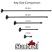 Stanbroil Universal 18-Inch Gas Valve Key, Fits 1/4