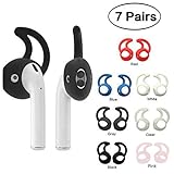 Tutor AirPods Ear Hook Cover Earphones Headphones Earbuds Accessories compatible with Apple AirPods (7 Pairs-Medium)