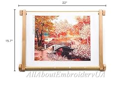 Needlepoint Embroidery Tapestry Scroll Frame Made
