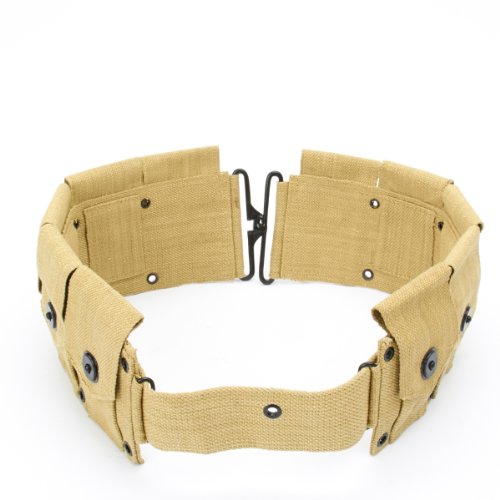 U.S. WWII M1 Garand Rifle Ammunition Belt WW2 - Thumbnail 2