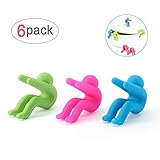 Silicone Lid Lifters,Spillproof Pot and Pan Lid Holder,Saucepan Lid Sid Pot Lifters to Use in Pan,Helpful Kitchen Gadgets (6 Pack)