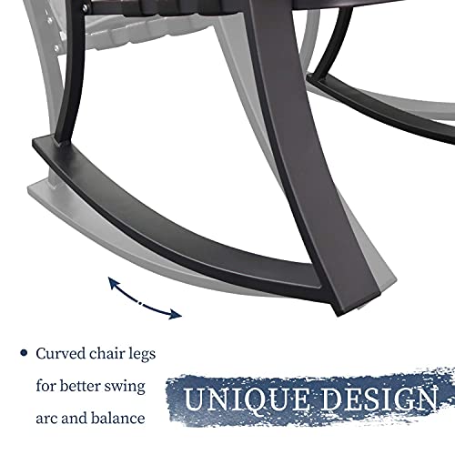 Oakmont Outdoor Furniture 3 Piece Conversation Bistro Set Rocking