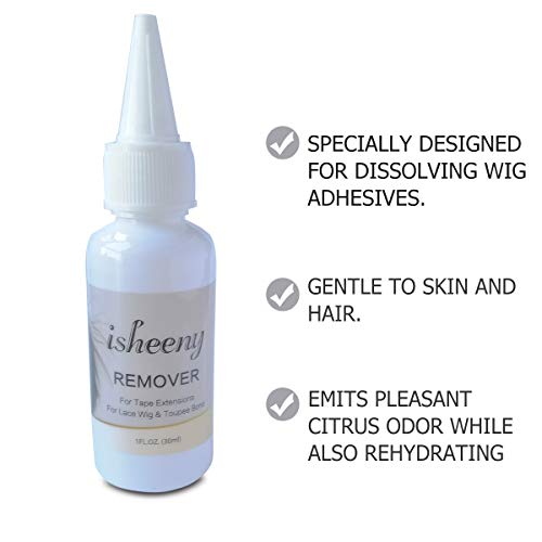 Isheeny Adhesive Remover 1 Ounce for Lace Wig Glue