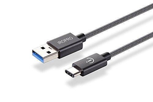 USB Type C Cable 1M (3.3 feet) IROPRO® USB Type C to Type A 2.0 Male (USB-C to USB-A) Fast Data Cable for LG G5, OnePlus 2, Nexus 5X, 6P, Apple Macbook 12 inch, Lumia 950, Nokia N1 Tablet and More
