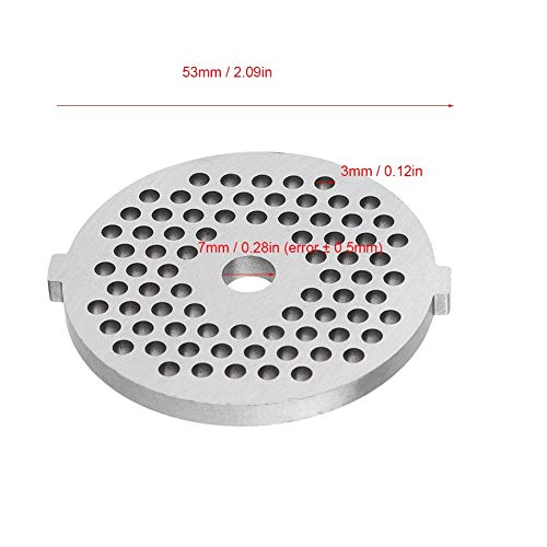 Meat Discs - Fine Meat Grinder Plate Disc for Mixer and Kitchen Accessory - Thumbnail 2