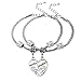 Infinity Collection Mother Daughter Bracelets (2pcs) -Mother Daughter Jewelry, Love Between A Mother and Daughter is Forever, Mother's Day Gift, Gift for Mom
