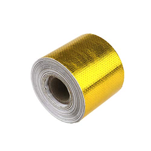 D2D Heat Shield Wrap Tape Car Intake Intercooler Pipe Reflective