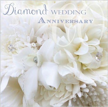 Photo Carte De Vœux Pour Noces De Diamant Aba7144 Bouquet De Mariage Amazon Fr Fournitures De Bureau