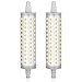 KINDEEP 2pcs 118mm R7S LED Bulb 75W-100W Halogen Equivalent, AC 110V-130V, J Type R7S Base, Daylight White 6000K, Not Dimmable, 2-Pack
