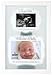 Malden International Designs First Peek Floater Picture Frame, 2 Option, 2-4x6, White