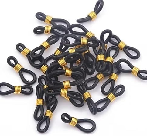 Gowxs 50 Pcs Black Chick Splay Leg Hobble Chicken Leg Bands Adjustable Hobbling Chicken Hobble Braces for Spraddle Leg Repair Poultry Care Supplies for Chick Bird Quails Ducks Newly Hatched