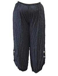 Pantalón de dos botones para dama, color negro