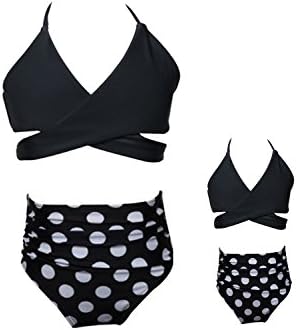 Summer Cute Baby Girls Bikini Set Family Matching Swimwear Mommy and Me Swimsuit