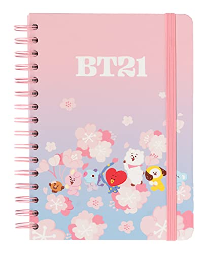 Grupo Erik BT21 A5 Notebook Hardback - Kawaii Stationery Supplies, Gifts