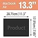 [Upgrade Version]Easy On/Off Ultra Slim Magnetic Privacy Screen Protectors Filter for MacBook Air 13