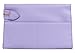 Isaac Mizrahi Womens Fashion Designer Handbags Janna Leather Clutch Evening Crossbody Bag Lilac Purple