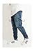 Victorious Men's DK Indigo Drop Crotch Denim Jogger Pants