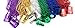 Oojami 72 Necklace 33 inch 07mm Metallic Multi Colors Mardi Gras Beads Beaded Necklace with Beer Cups