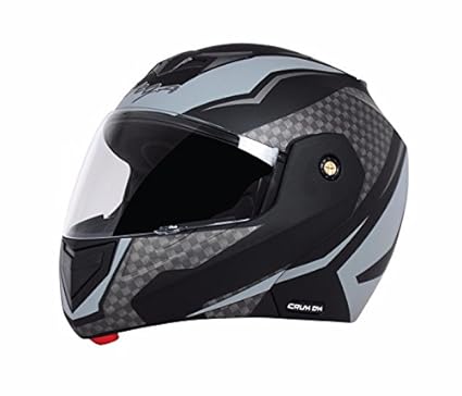 Vega crux flip up helmet black and grey Clearance