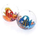 U.S. Toy 12-Pack Assorted Inflatable Tropical Fish in Balls Pool Toys